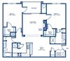 2.2 floorplan 2.2 floorplan at The Crossings at Russett, Laurel, Maryland